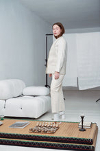 Load image into Gallery viewer, Alexander Wang, off- white leather blazer