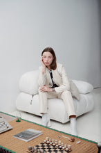 Load image into Gallery viewer, Alexander Wang, off- white leather blazer