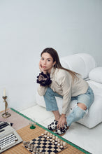 Load image into Gallery viewer, Ungaro Shirt jacket with a ruffle