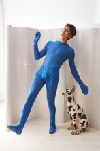 Load image into Gallery viewer, BLUE LACE JUMPSUIT