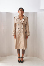 Load image into Gallery viewer, BEIGE LONG TRENCH COAT