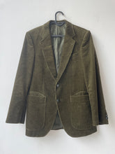 Load image into Gallery viewer, Forest green corduroy blazer
