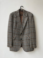 Load image into Gallery viewer, Grey checkered blazer
