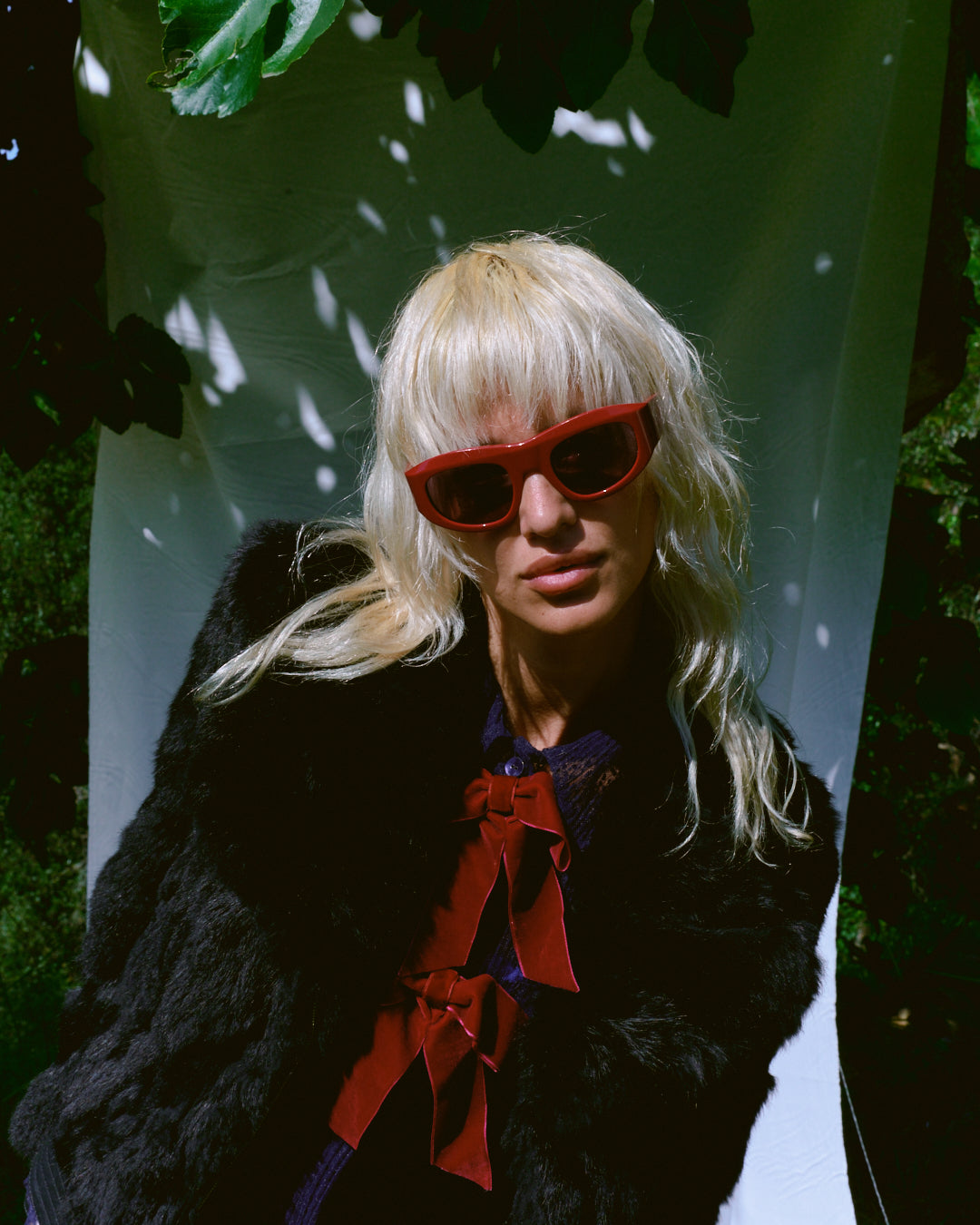 BLANCO RABBIT FUR COAT